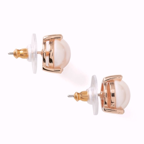Kate Spade Blush Pearl Stud Earrings - Picture 4 of 5